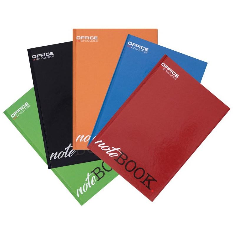 OFFICE products -   schrift met harde kaft, A4, 96 blad, met kantlijn, gelijnd