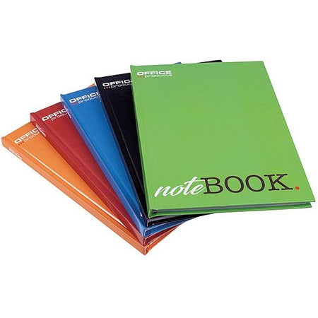OFFICE products -   schrift met harde kaft, A5, 96 blad, met kantlijn, gelijnd