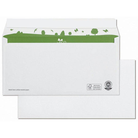 BeECO – Bong-Hüllen, ft 110 x 220 mm, ohne Fenster, Karton mit 500 Stück