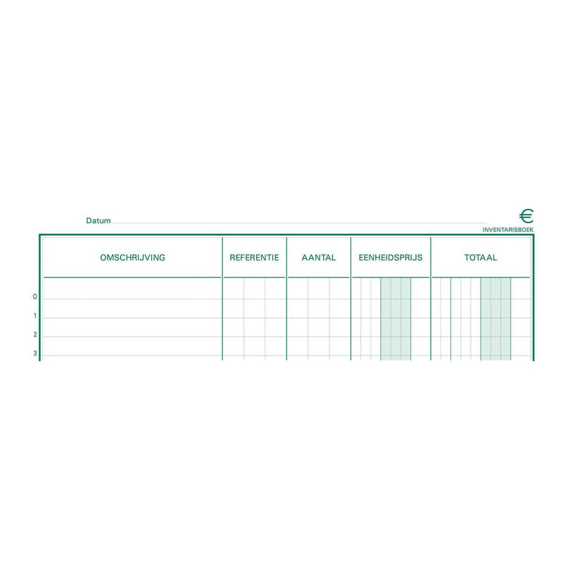 Exacompta – Inventar, ft 32 x 19,5 cm, Niederländisch