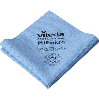 Vileda - Mikrofasertuch Purmicro Active, 5er Pack, blau