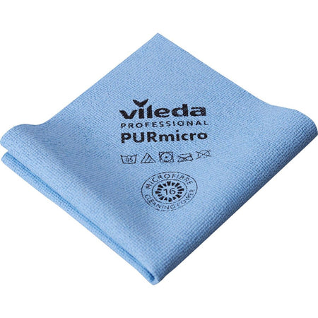 Vileda - Mikrofasertuch Purmicro Active, 5er Pack, blau