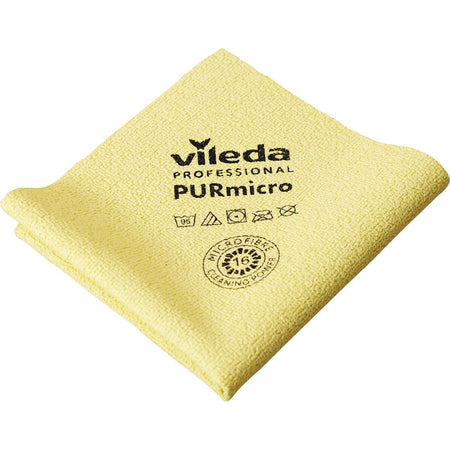 Vileda - Mikrofasertuch Purmicro Active, 5er Pack, gelb