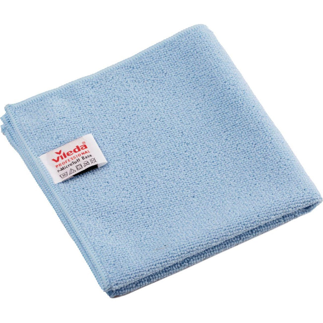 Vileda - Professionelles Mikrofasertuch r-MicroTuff Base, 5er-Pack, blau