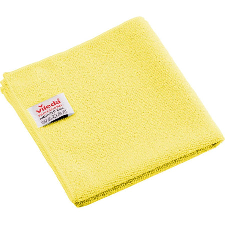 Vileda - Professionelles r-MicroTuff Base Mikrofasertuch, 5er-Pack, gelb