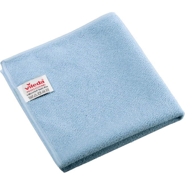 Vileda - Professionelles r-MicroTuff Swift Max Mikrofasertuch, 5er-Pack, blau