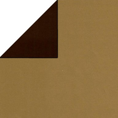 Klika - Geschenkpapier Geschenkverpackung Gold | Kaffee 30 cm