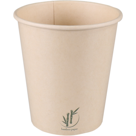 Depa -  | Milkshakebeker | Bamboepapier + PE | 300ml | 12oz | Ø90mm | lichtbruin | 1000 stuks