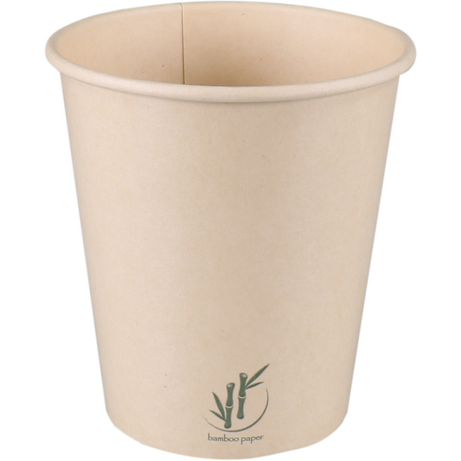 Depa -  | Milkshakebeker | Bamboepapier + PE | 300ml | 12oz | Ø90mm | lichtbruin | 1000 stuks