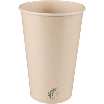 Depa -  | Milkshakebeker | Bamboepapier + PE | 400ml | 16oz | Ø90mm | lichtbruin | 1000 stuks