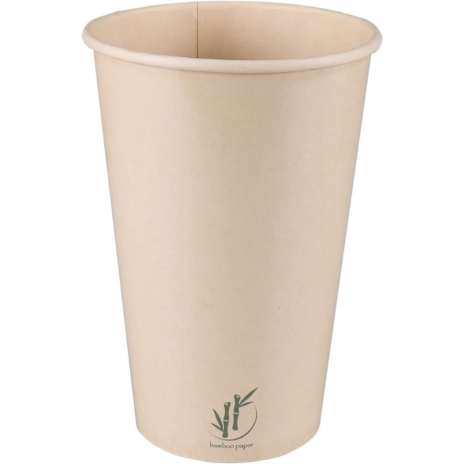 Depa -  | Milkshakebeker | Bamboepapier + PE | 400ml | 16oz | Ø90mm | lichtbruin | 1000 stuks