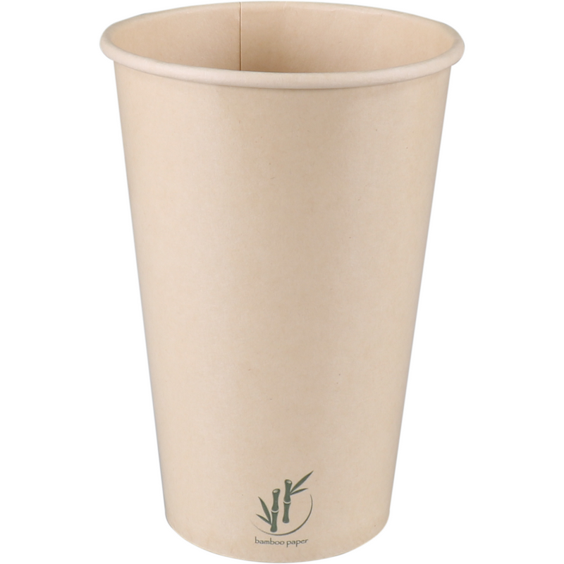 Depa -  | Milkshakebeker | Bamboepapier + PE | 400ml | 16oz | Ø90mm | lichtbruin | 1000 stuks