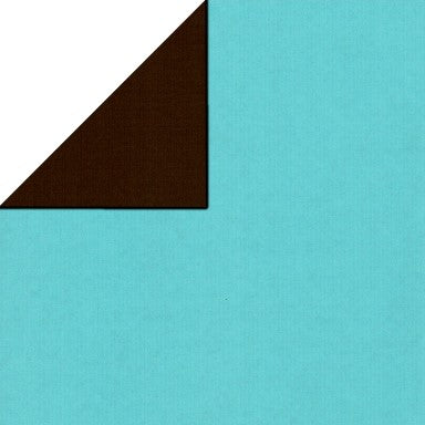 Klika - Geschenkpapier Geschenkverpackung Aqua | Kaffee 30 cm