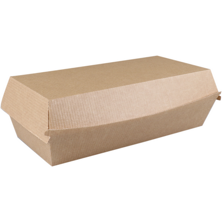 Depa - Bak | Ersatzpapier | Sandwichbox | 185x85x38mm | braun | 165 Stück