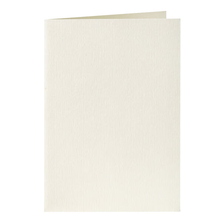 Papicolor - Korrespondenzkarte doppelt 105x148mm nelkenweiß Packung mit 6 Stück