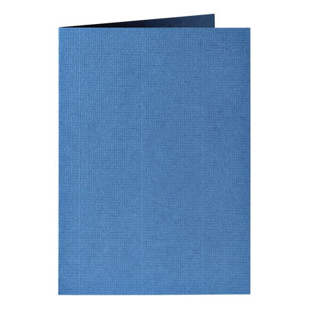 Papicolor - Korrespondenzkarte doppelt 105x148mm dunkelblau Packung mit 6 Stück