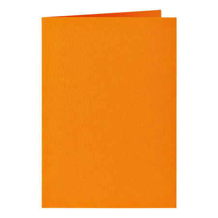 Papicolor - Korrespondenzkarte doppelt 105x148mm orange Packung mit 6 Stück