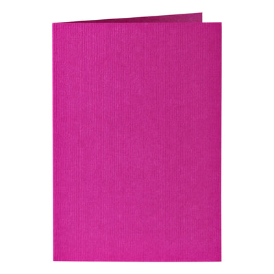 Papicolor - Korrespondenzkarte doppelt 105x148mm leuchtend rosa Packung mit 6 Stück