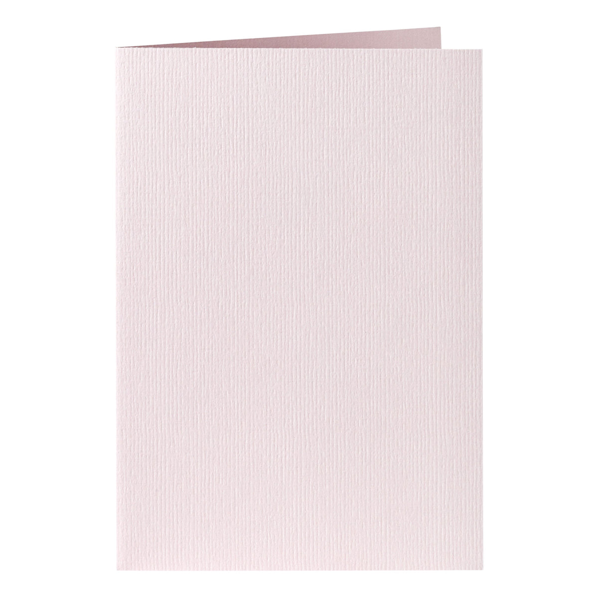 Papicolor - Korrespondenzkarte doppelt 105x148mm hellrosa Packung mit 6 Stück