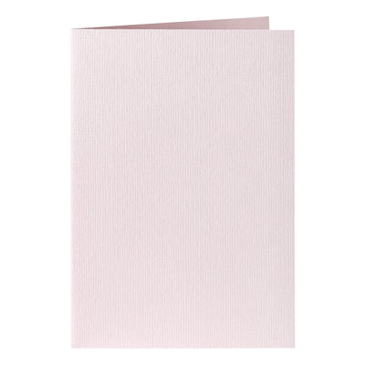 Papicolor - Korrespondenzkarte doppelt 105x148mm hellrosa Packung mit 6 Stück