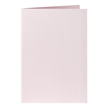 Papicolor - Korrespondenzkarte doppelt 105x148mm hellrosa Packung mit 6 Stück