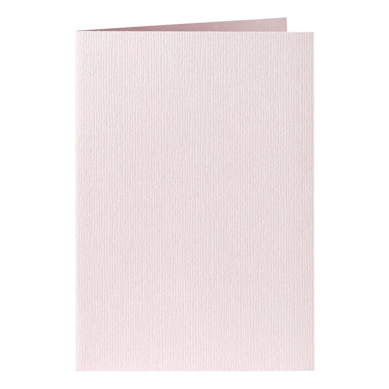 Papicolor - Korrespondenzkarte doppelt 105x148mm hellrosa Packung mit 6 Stück