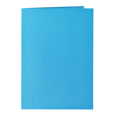 Papicolor - Korrespondenzkarte doppelt 105x148mm himmelblau Packung mit 6 Stück