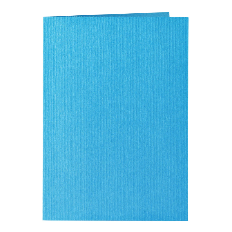 Papicolor - Korrespondenzkarte doppelt 105x148mm himmelblau Packung mit 6 Stück