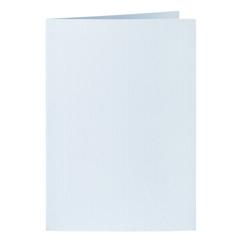Papicolor - Korrespondenzkarte doppelt 105x148mm babyblau Packung mit 6 Stück