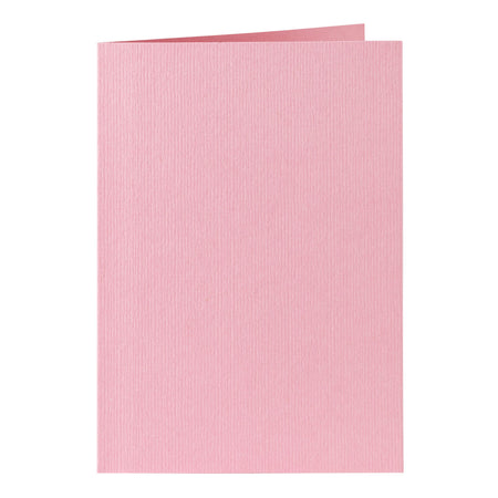 Papicolor - Korrespondenzkarte doppelt 105x148mm babyrosa Packung mit 6 Stück