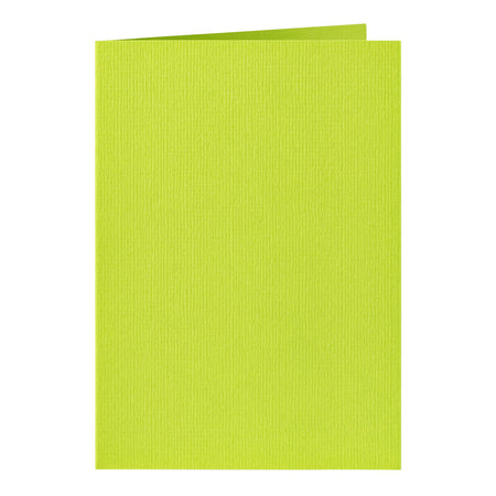 Papicolor - Korrespondenzkarte doppelt 105x148mm apfelgrün Packung mit 6 Stück