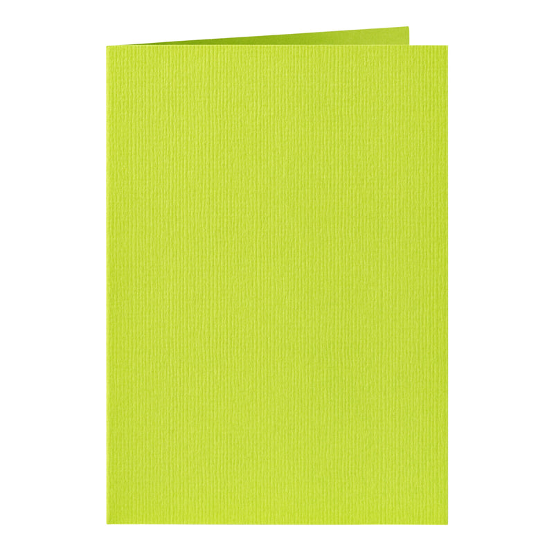 Papicolor - Korrespondenzkarte doppelt 105x148mm apfelgrün Packung mit 6 Stück