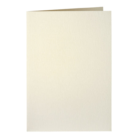 Papicolor – Korrespondenzkarte doppelt, 105 x 148 mm, metallisches Elfenbein, Packung mit 6 Stück