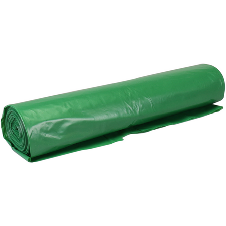 PowerSterko - Abfallbeutel | Recyceltes LDPE | 70x110cm | T50 | grün | 250 Stück