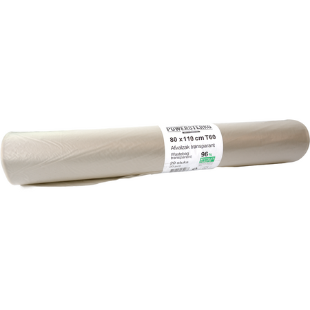 Powersterko - Abfallbeutel Powersterko ldpe t60r 80x110cm 140l trans