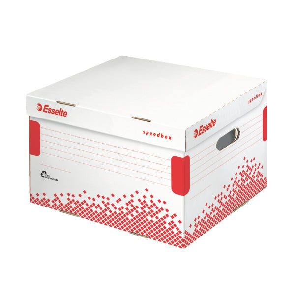 Esselte - Aufbewahrungs- und Transportbox Speedbox 367x263x325mm weiß