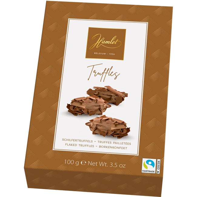 Hamlet - Milchschokoladenflocken-Trüffel, Schachtel mit 100 g