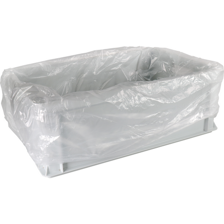 Klika - Tasche | Kistentasche | HDPE | 600/ 2x200x800mm | 8my | transparent | 1000 Stück