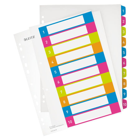 Leitz - WOW druckbares Register, 10 Register