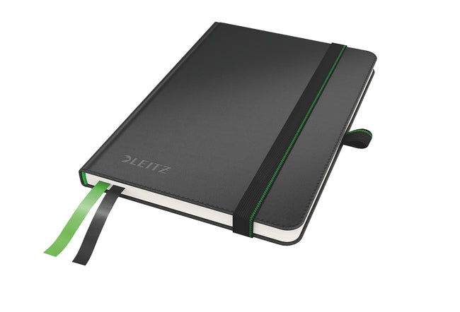 Leitz – Komplettes Notizbuch, ft A6, Hardcover, liniert, schwarz
