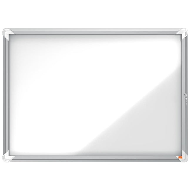 Nobo - Plus Innenvitrine, Drehtür mit Schloss, magnetisch, 8 x A4