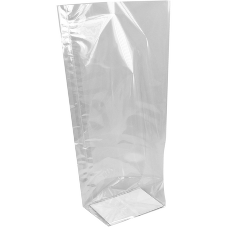 Klika - Tasche | Tasche mit Kreuzboden | PP | 210x385mm | transparent | 100 Stück