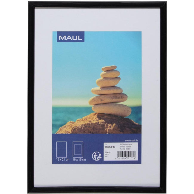 MAUL - Fotorahmen Kunst 15x21cm Kunststoffrahmen schwarz