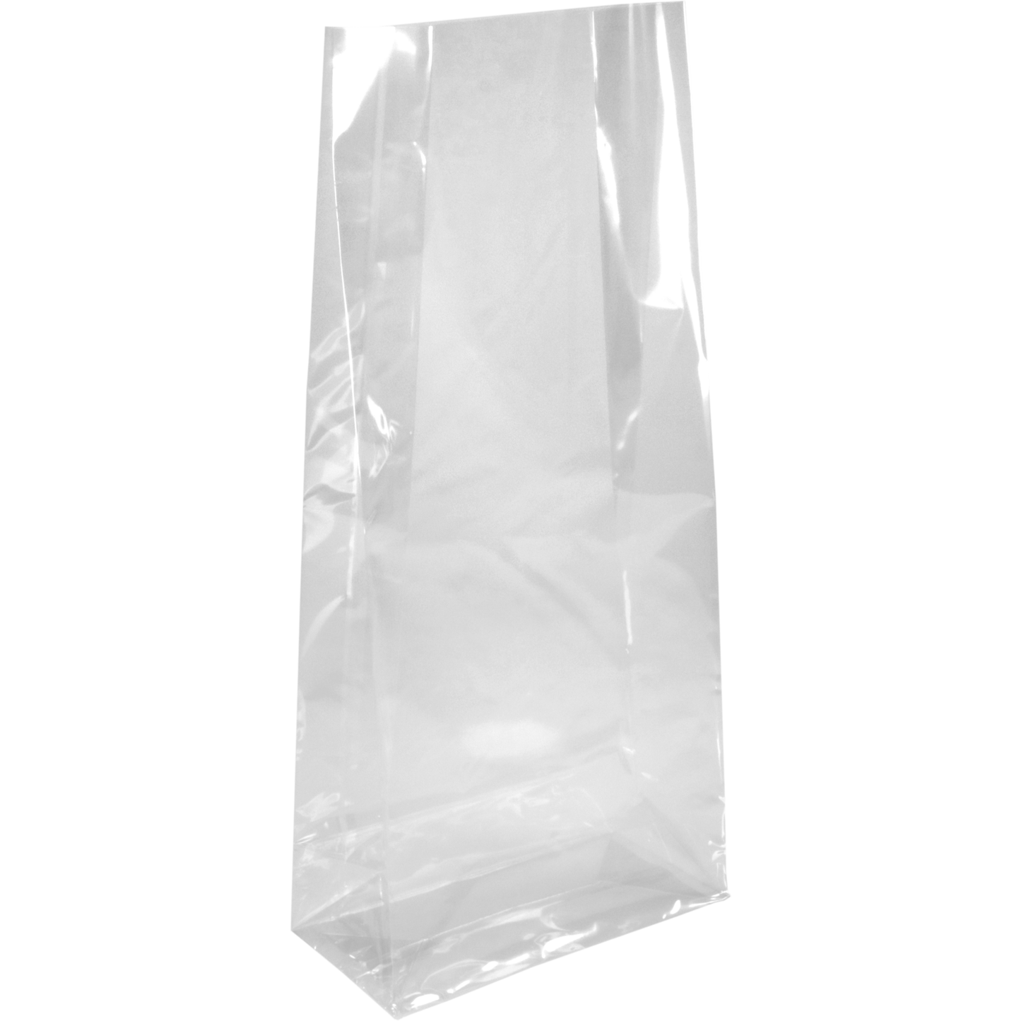 Blockbodenbeutel transparent 160/40x360mm 50 Stück
