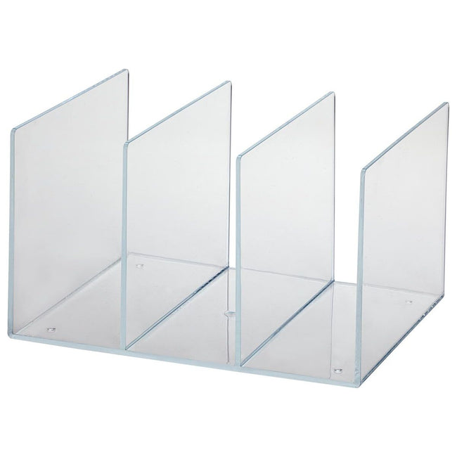 Maul - Katalog -Rack -Acryl 3 - Abschnitte 27x20.8x15.8 cm