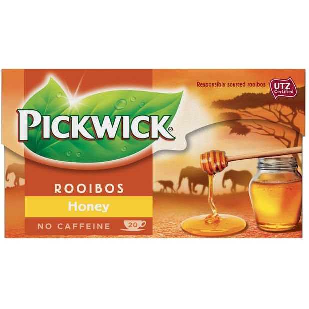 Pickwick - Tee, Rooibos und Honig, Packung mit 20 Beuteln