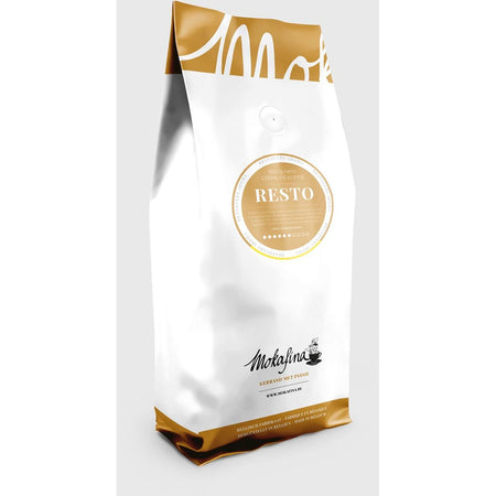 Mokafina - Resto Kaffee gemahlener Kaffee, Packung mit 1 kg, Stärke 6