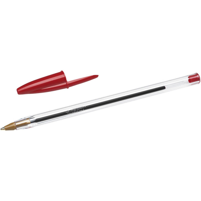BIC -  Balpen  cristal m rood