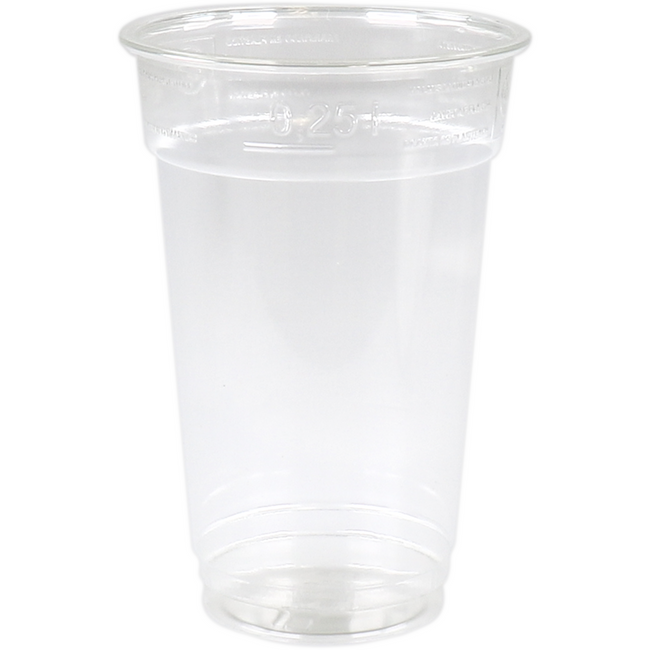 Klika - Glas | recyceltes PET | 115mm | 0,25l | transparent | 1250 Stück
