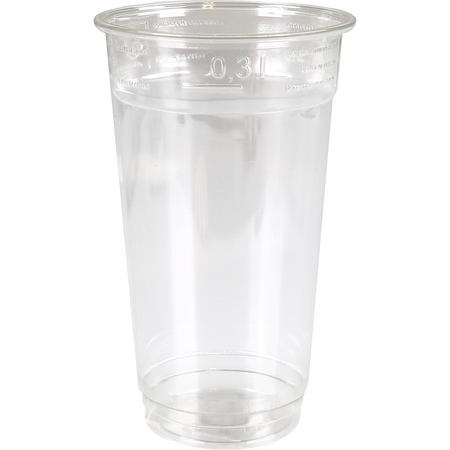 Klika - Glas | recyceltes PET | 128mm | 0,3l | transparent | 1250 Stück